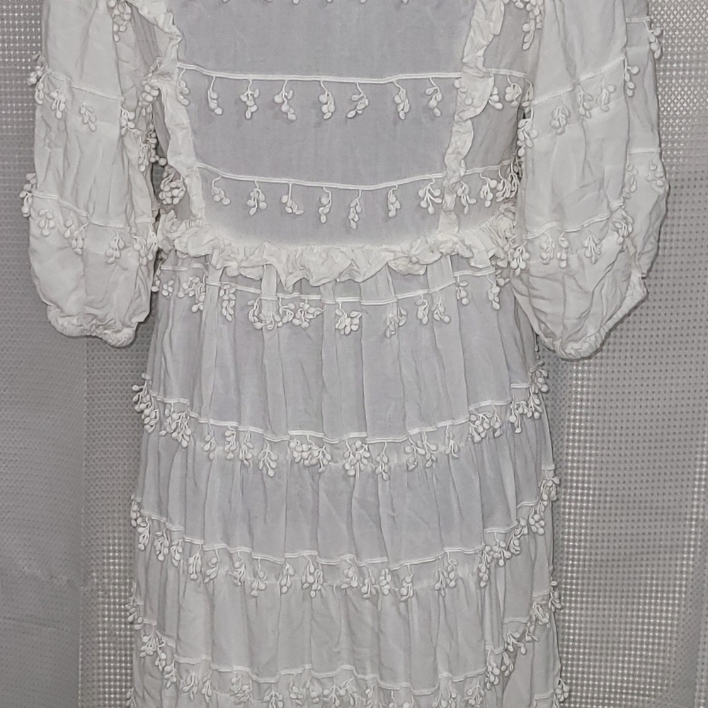 FARM Rio White Textured Dress - Picture 10 of 13